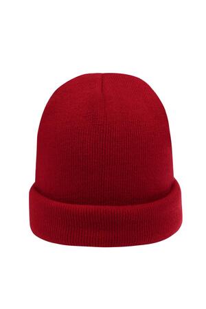 Mütze Regenbogenfarben Rot Acryl h5 